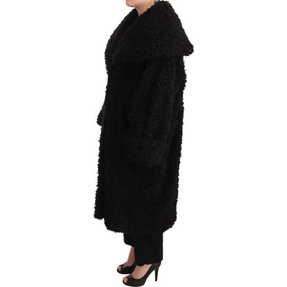 Dolce & Gabbana Black Polyester Fur Trench Coat Jacket1728,67345645728,Black,Clothing,Dolce & Gabbana,IT36 | S,Jackets & Coats - Clothing,Jackets & Coats - Women - Clothing,Material: 100% Polyester,New with tags,Trench Coats - Jackets & Coats - Clothing,W