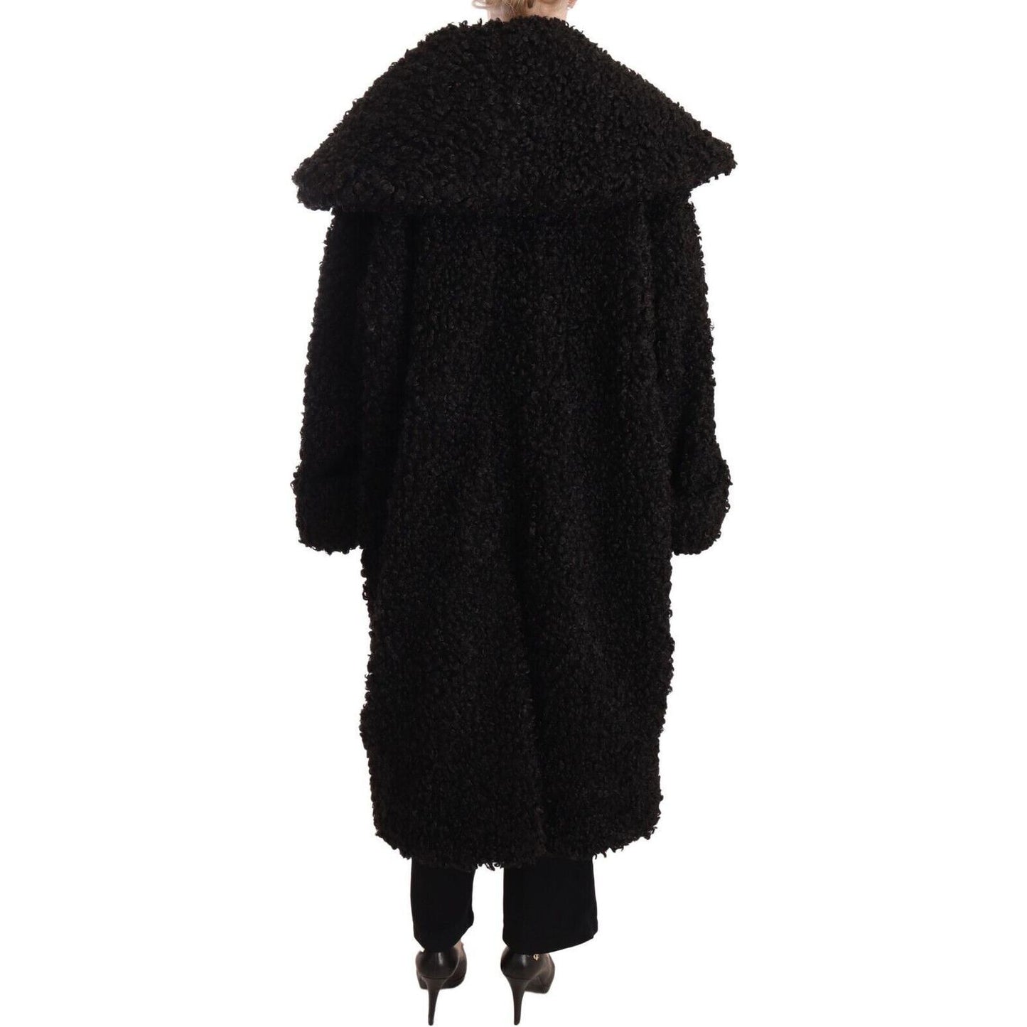Dolce & Gabbana Black Polyester Fur Trench Coat Jacket1728,67345645728,Black,Clothing,Dolce & Gabbana,IT36 | S,Jackets & Coats - Clothing,Jackets & Coats - Women - Clothing,Material: 100% Polyester,New with tags,Trench Coats - Jackets & Coats - Clothing,W