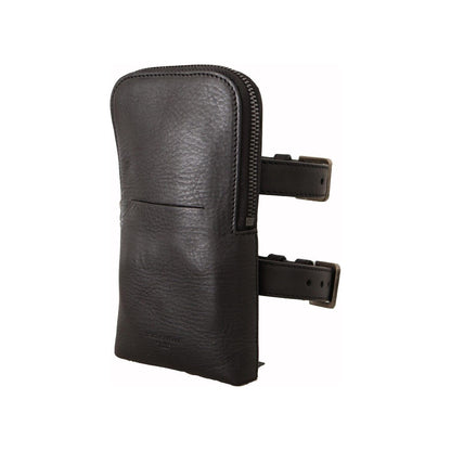 Dolce & Gabbana Black Leather Purse Double Belt Strap Multi Kit Wallet 1728,67345645728,Accessories,Bags,Black,Dolce & Gabbana,Leather Wallets - Wallets - Accessories,Material: 100% Leather,Men,Men - Bags,New with tags,Wallets - Accessories,Wallets - Men