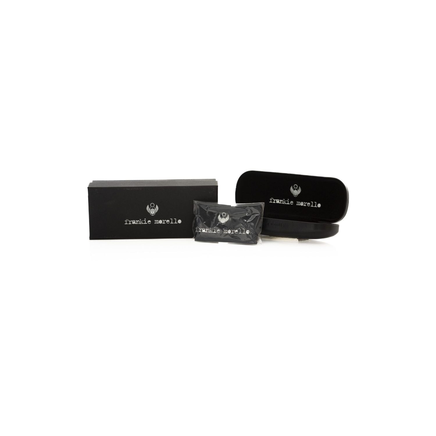 Frankie Morello Black Metallic Women's Sunglass