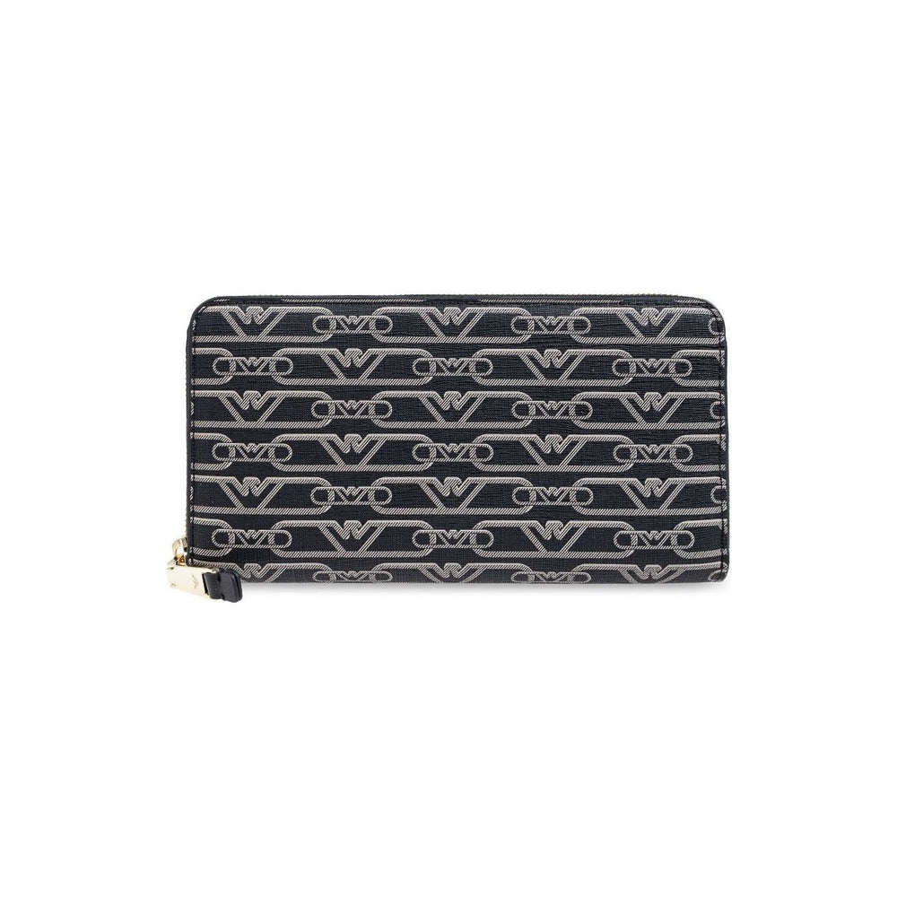 Emporio Armani Allover logo continental wallet EW000366AF11951FC033-P25