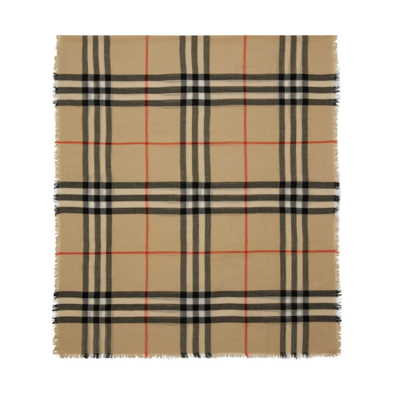 Burberry Check wool scarf 8085069A2021-AI25