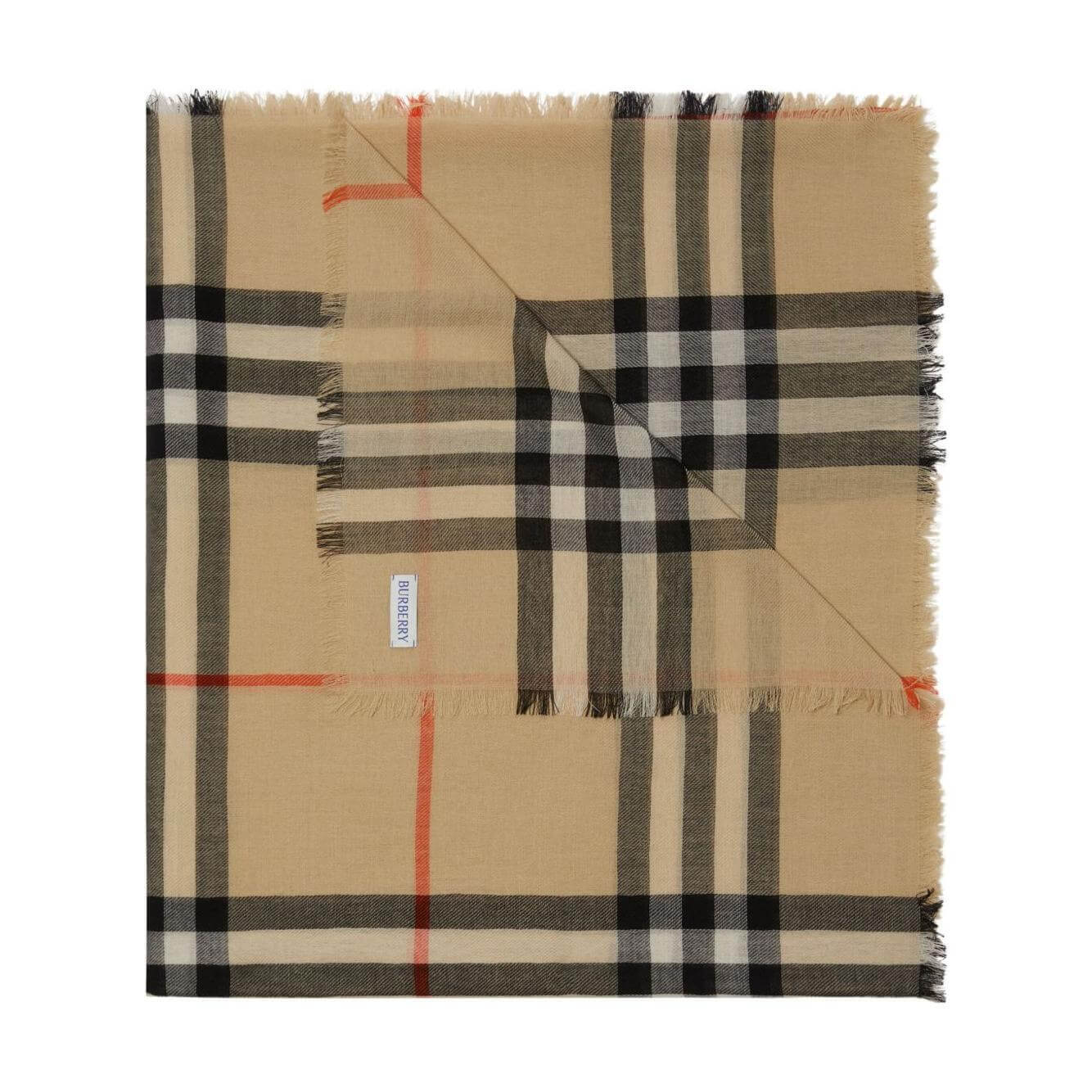 Burberry Check wool scarf 8085069A2021-AI25