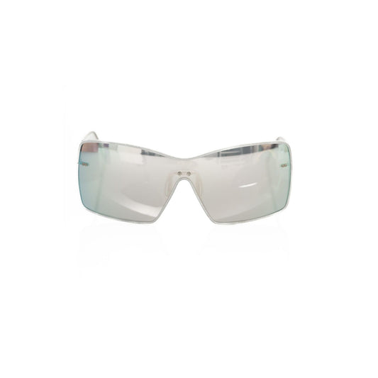 Frankie Morello Silver Metallic Fiber Women Sunglasses