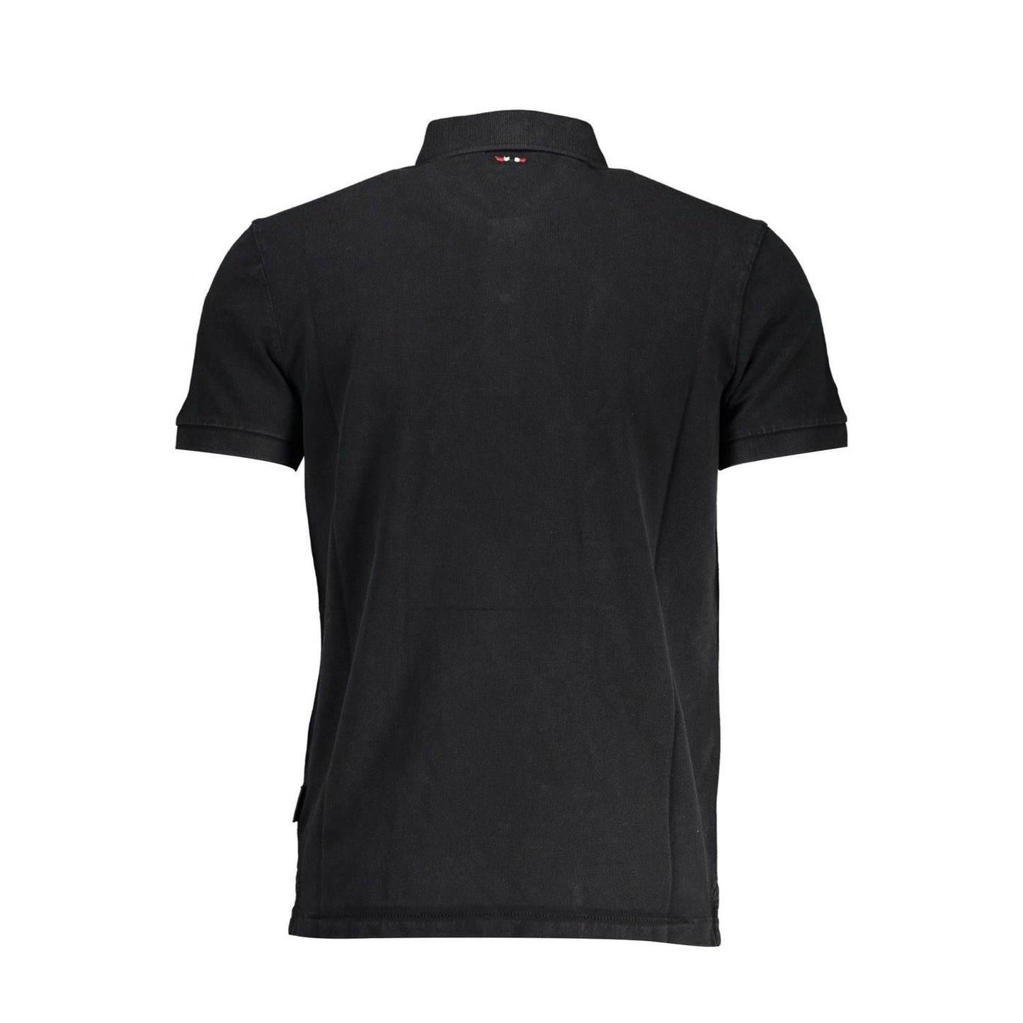Napapijri Black Cotton Polo Shirt