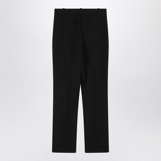 JACQUEMUS Black trousers in cotton blend 25E251PA1381541/Q_JACQM-990_108