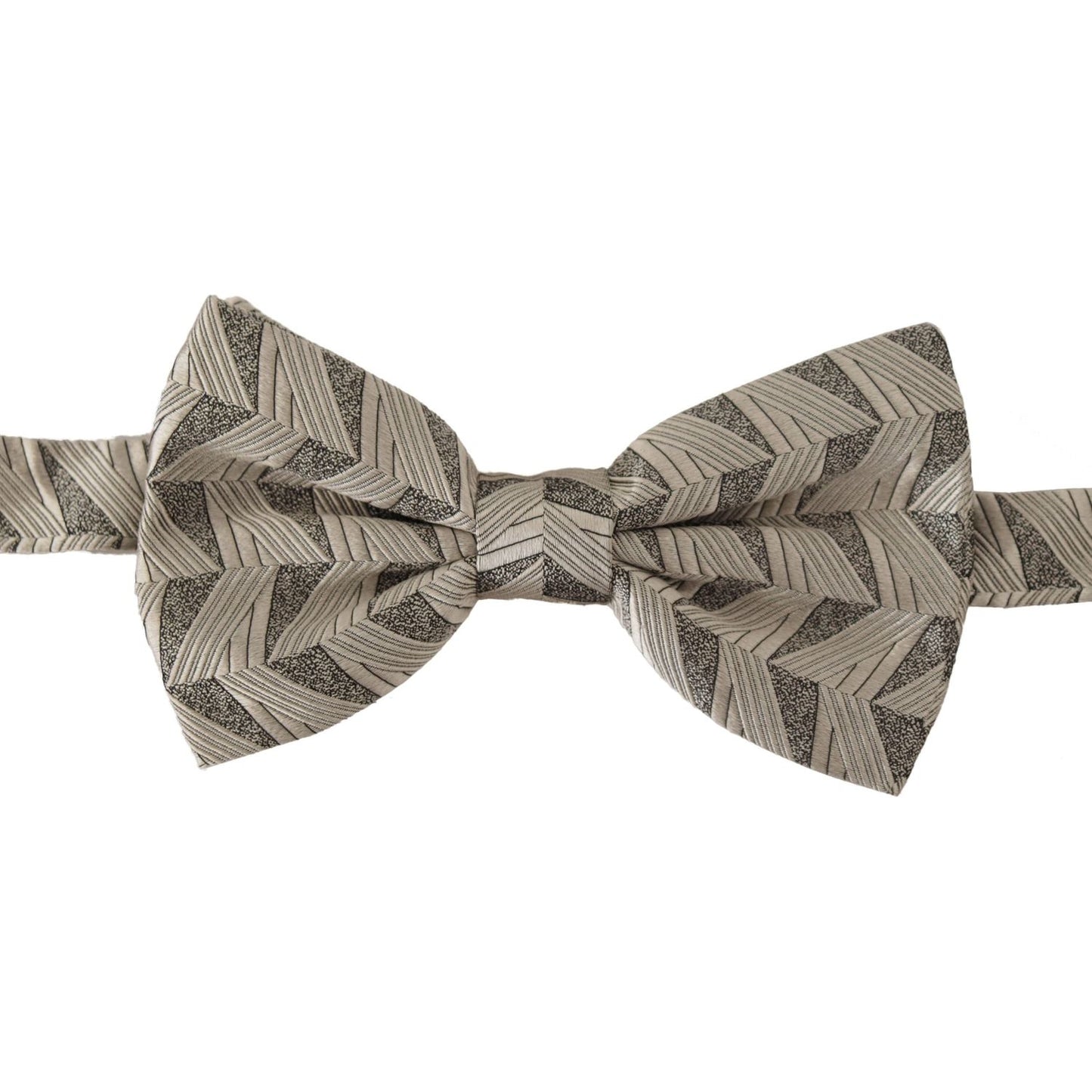 Dolce & Gabbana Gray 100% Silk Adjustable Neck Papillon Bow Tie 1728,67345645728,Accessories,Bowties - Ties and Formal Accessories - Accessories,Dolce & Gabbana,Material: 100% Silk,Men,Men - Accessories,New with tags,Ties & Bowties - Men - Accessories,Tie