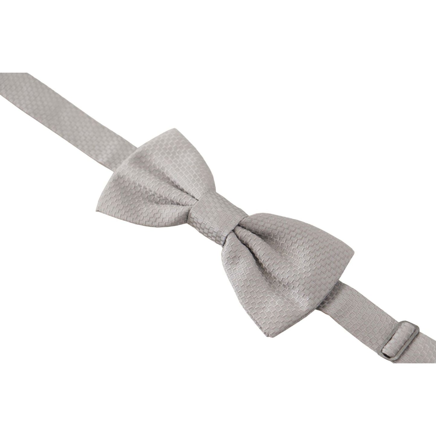 Dolce & Gabbana Gray 100% Silk Adjustable Neck Papillon Tie 1728,67345645728,Accessories,Bowties - Ties and Formal Accessories - Accessories,Dolce & Gabbana,Gray,Material: 100% Silk,Men,Men - Accessories,New with tags,Ties & Bowties - Men - Accessories,Ti