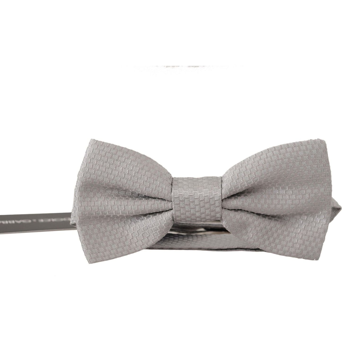 Dolce & Gabbana Gray 100% Silk Adjustable Neck Papillon Tie 1728,67345645728,Accessories,Bowties - Ties and Formal Accessories - Accessories,Dolce & Gabbana,Gray,Material: 100% Silk,Men,Men - Accessories,New with tags,Ties & Bowties - Men - Accessories,Ti