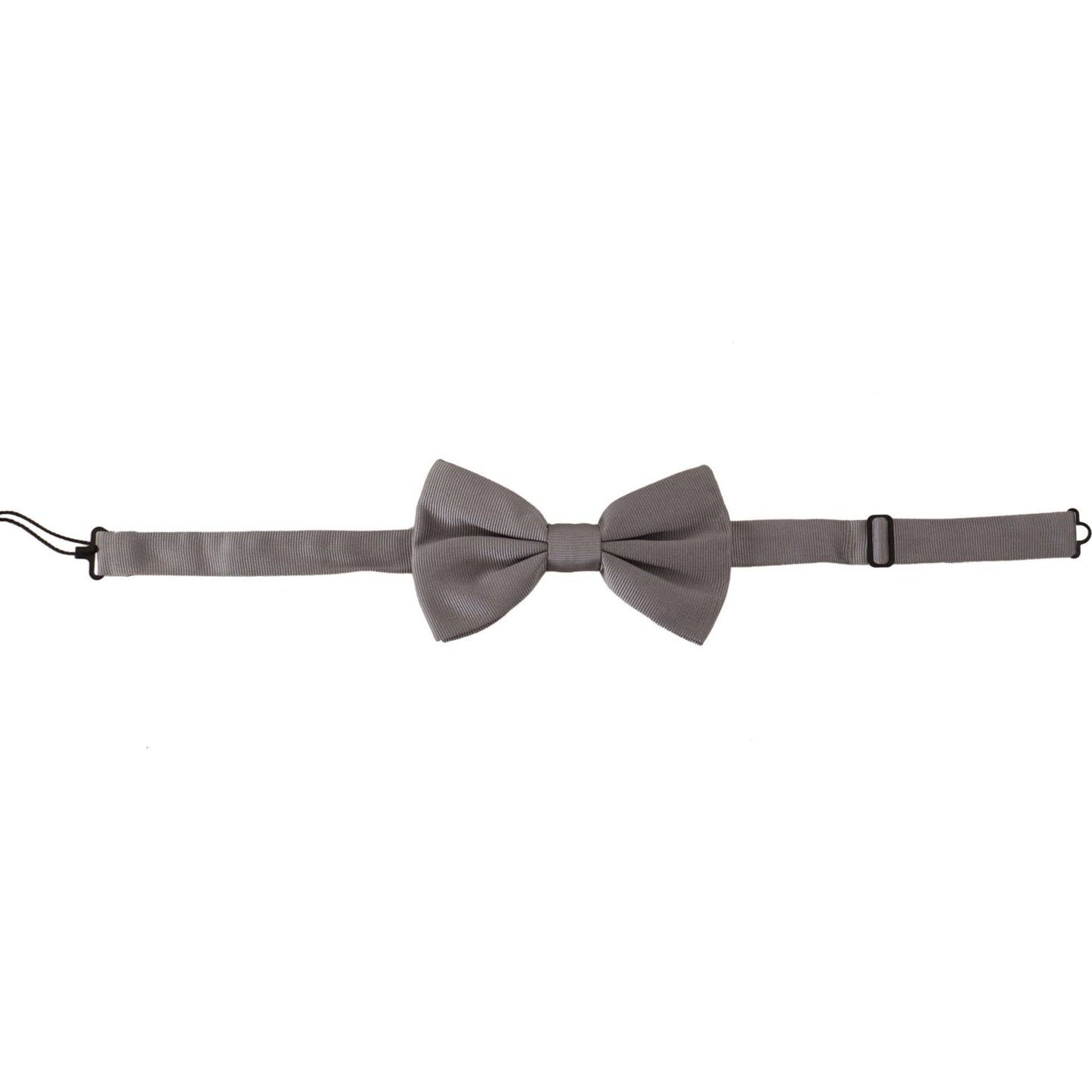 Dolce & Gabbana Gray 100% Silk Adjustable Neck Papillon Tie 1728,67345645728,Accessories,Bowties - Ties and Formal Accessories - Accessories,Dolce & Gabbana,Gray,Material: 100% Silk,Men,Men - Accessories,New with tags,Ties & Bowties - Men - Accessories,Ti