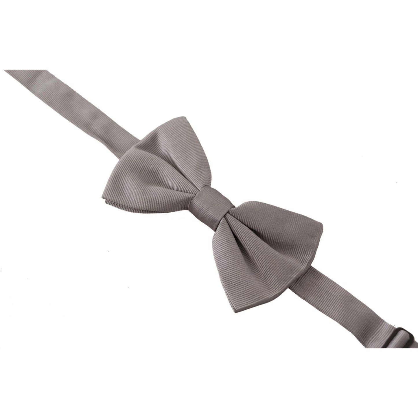 Dolce & Gabbana Gray 100% Silk Adjustable Neck Papillon Tie 1728,67345645728,Accessories,Bowties - Ties and Formal Accessories - Accessories,Dolce & Gabbana,Gray,Material: 100% Silk,Men,Men - Accessories,New with tags,Ties & Bowties - Men - Accessories,Ti