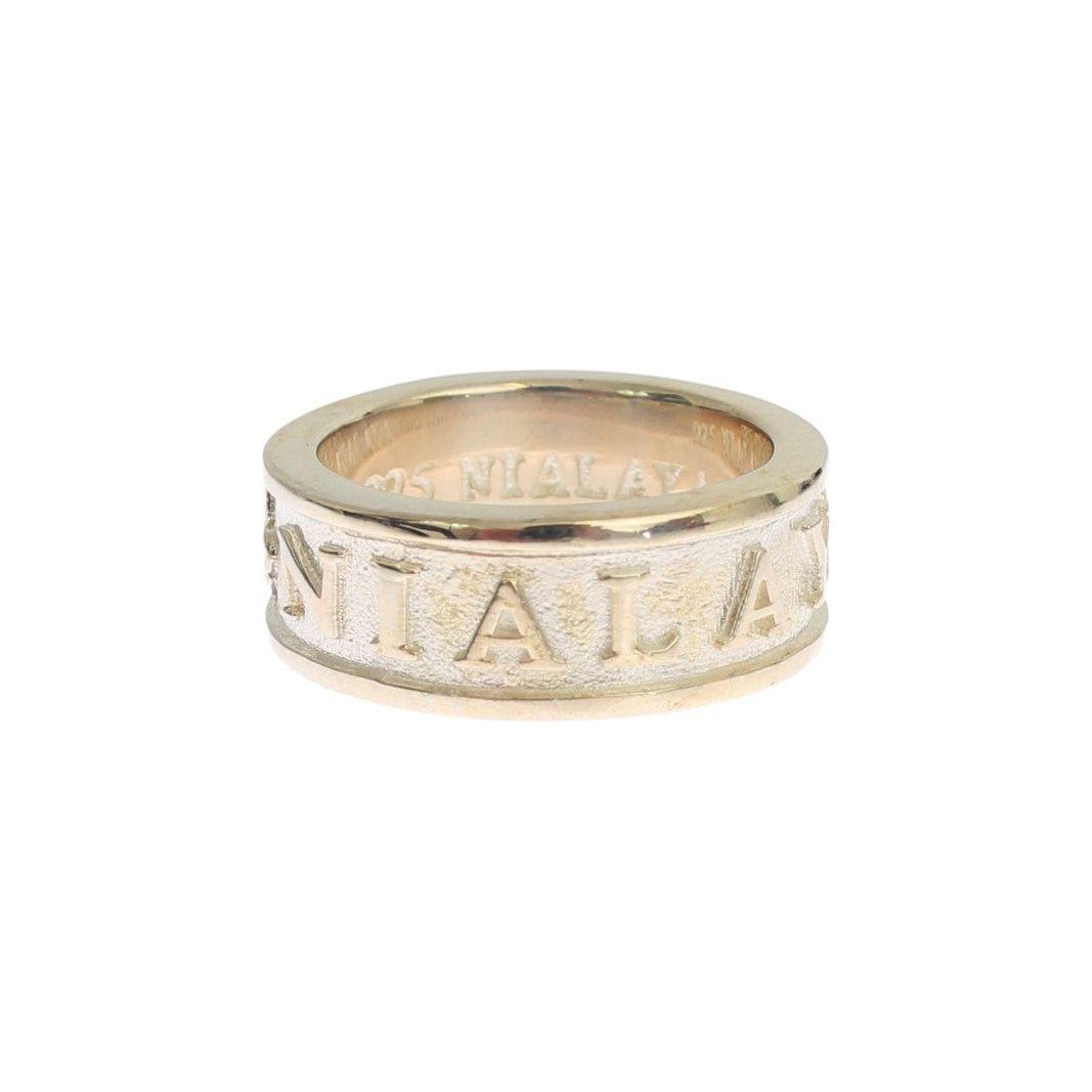 Nialaya Sterling Silver 925 Ring 1728,67345645728,Accessories,Category - Jewellery,EU58 | US9,Jewellery - Accessories,Jewelry,Material: 925 Sterling Silver,Men,Men - Jewelry,New with tags,Nialaya,Rings - Jewellery - Accessories,Rings - Men - Jewelry,Silve