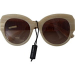 Dolce & Gabbana Beige Chic Acetate Women's Sunglasses Dolce & Gabbana Dark Slate Gray
