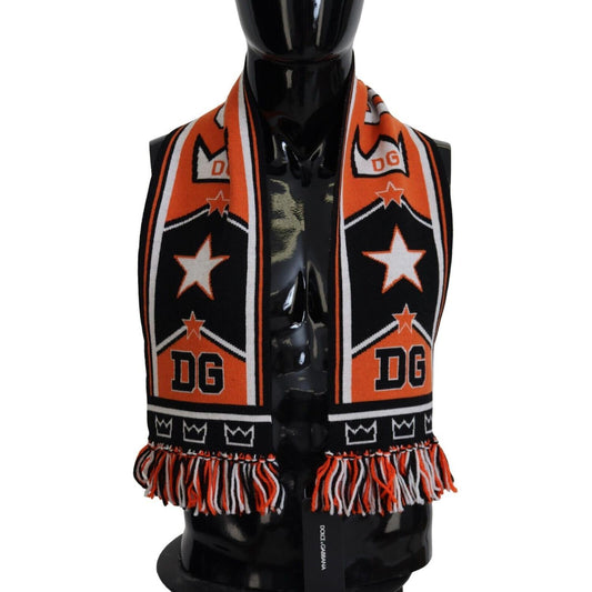 Dolce & Gabbana Multicolor DG Logo Printed Men Neck Wrap Shawl Scarf 1728,67345645728,Accessories,Dolce & Gabbana,Material: 94% Wool 6% Cashmere,Men,Men - Accessories,Multicolor,New with tags,Scarves - Accessories,Scarves - Men - Accessories,Scarves - Sca