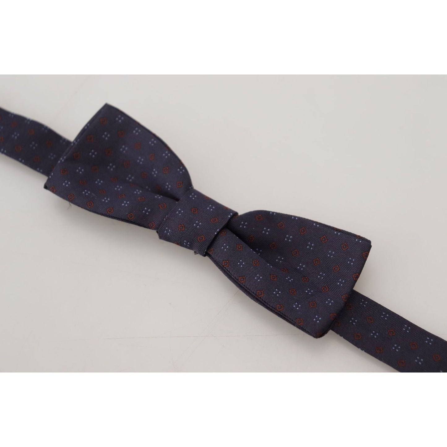 Dolce & Gabbana Blue Pattern Silk Adjustable Neck Papillon Bow Tie 1728,67345645728,Accessories,Blue,Bowties - Ties and Formal Accessories - Accessories,Dolce & Gabbana,Material: 100% Silk,Men,Men - Accessories,New with tags,Ties & Bowties - Men - Accesso