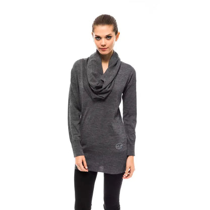 Montana Blu Gray Wool Women Sweater