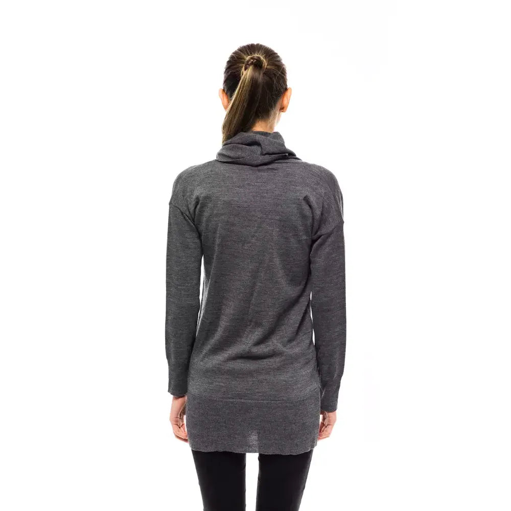 Montana Blu Gray Wool Women Sweater