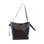 Pompei Donatella Black Leather Women Shoulder Bag PO-5840