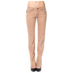 Ungaro Fever Beige Cotton Women Pants UN-8201-W28