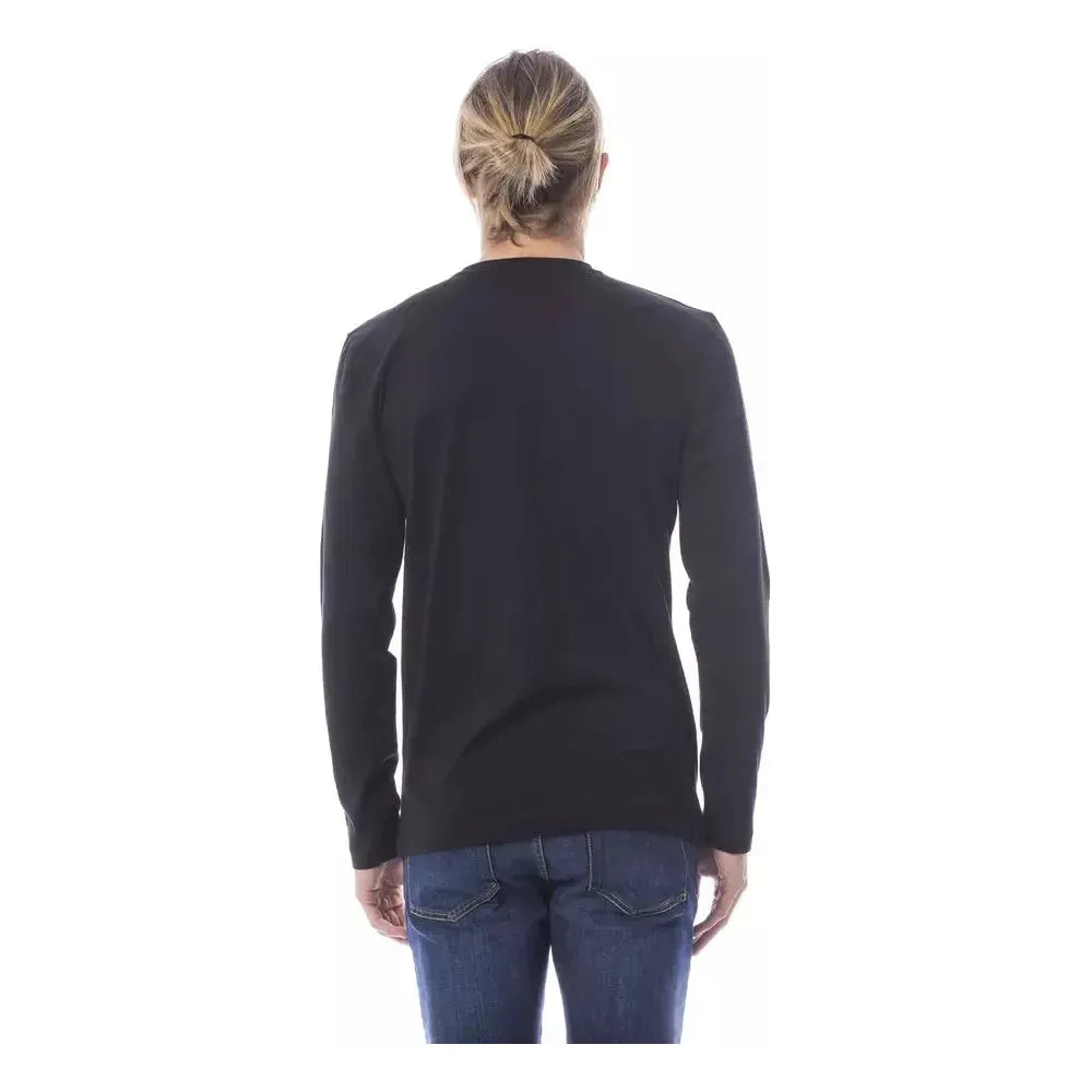 Verri Black Cotton Men T-Shirt