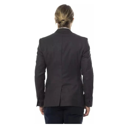 Verri Gray Wool Men Blazer