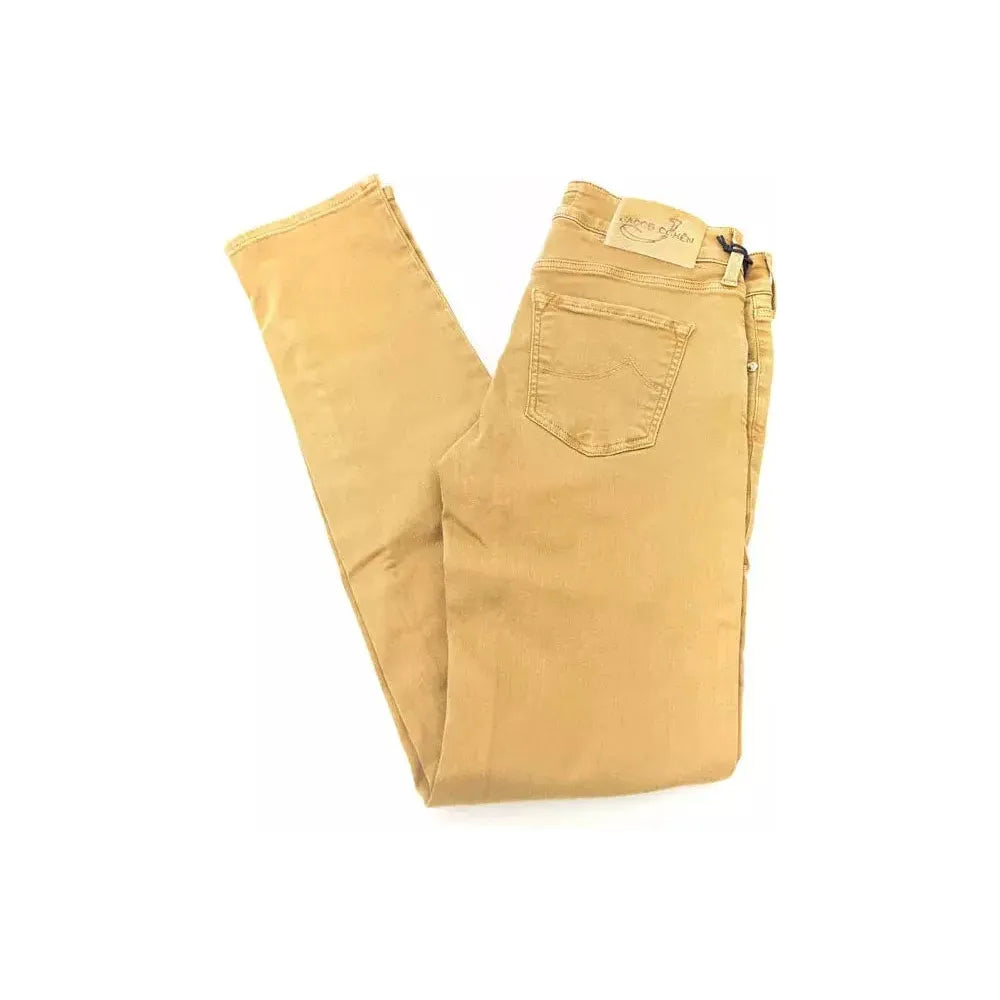 Jacob Cohen Beige Cotton Women Jeans JA-22273-W29
