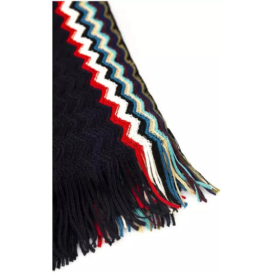 Missoni Black Wool Men Scarf MI-22224