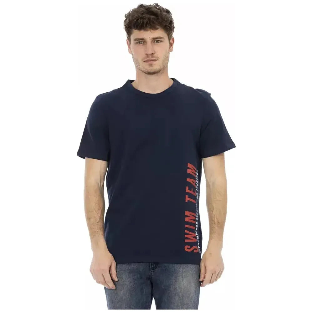 Bikkembergs Black Cotton Men T-Shirt