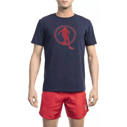 Bikkembergs Black Cotton Men T-Shirt