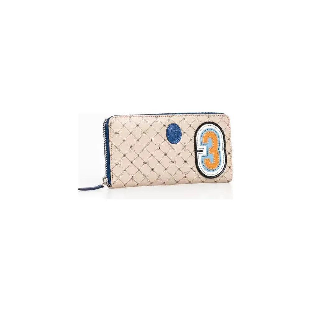 Trussardi Beige Leather Men Wallet