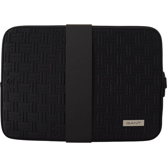 Gant Black Padded Pouch Bag Zipper Cover Sleeve Case 1728,67345645728,Accessories,Bags,Business & Laptop Bags - Bags,Gant,Material: Neoprene fabric,Men,Men - Accessories,New with tags,Other - Men - Accessories