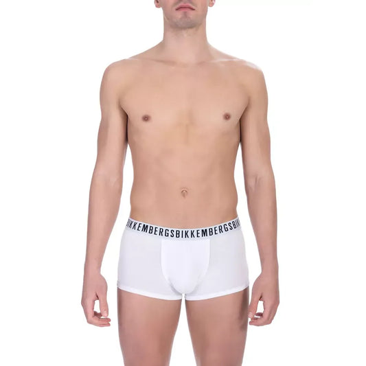 Bikkembergs White Cotton Men's Trunk