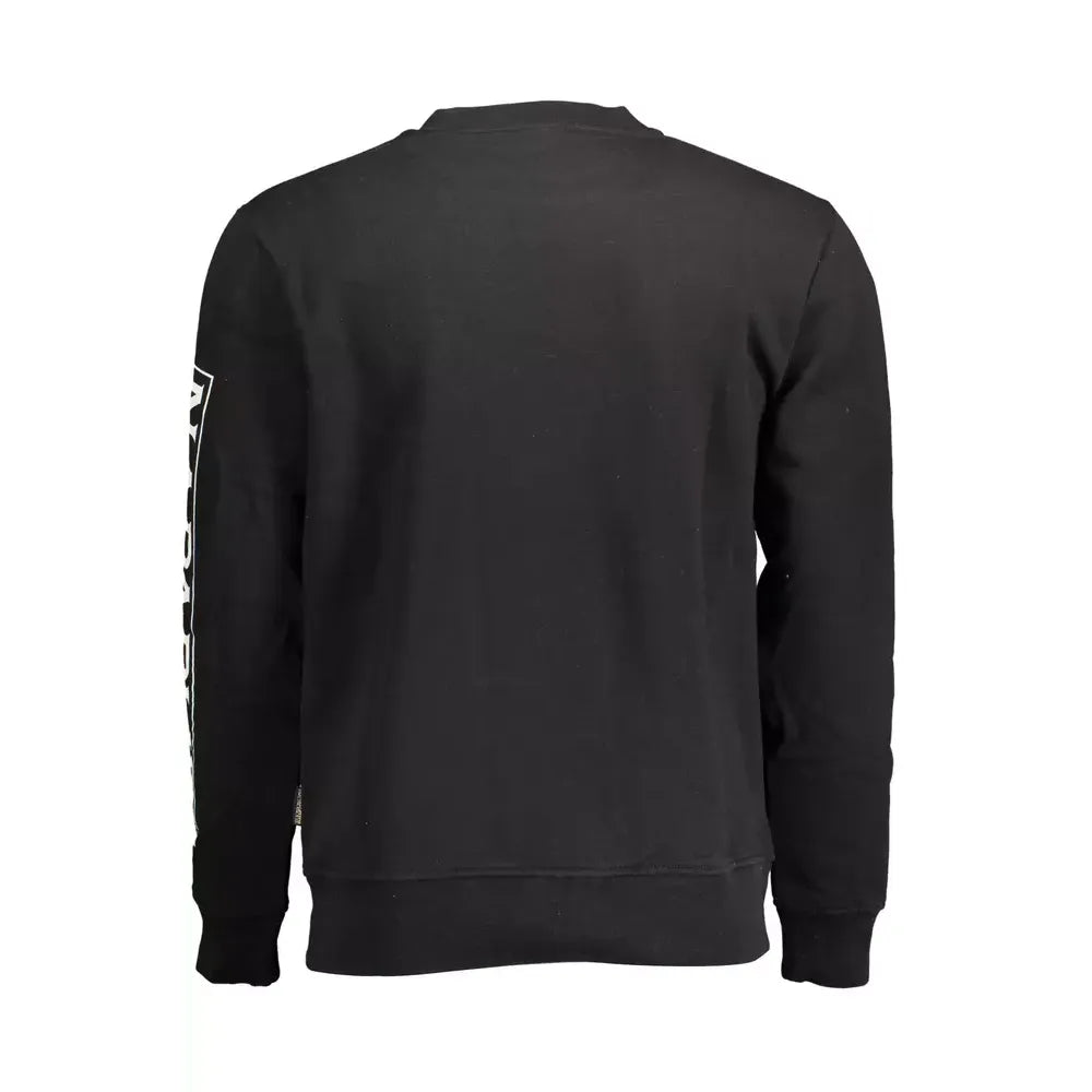 Napapijri Black Cotton Sweater