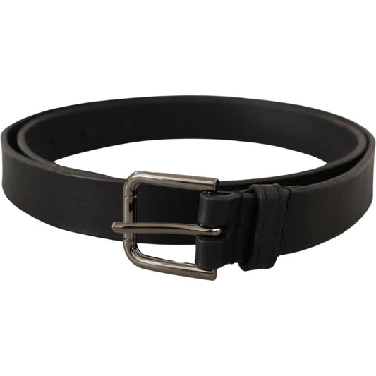 Dolce & Gabbana Black Calf Leather Logo Engraved Metal Buckle Belt1728,67345645728,90 cm / 36 Inches,Accessories,Belts - Accessories,Belts - Men - Accessories,Black,Dolce & Gabbana,Material: Leather,Men,Men - Accessories,New with tags,Regular Belts - Belt