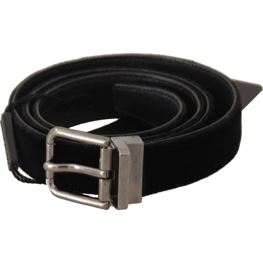 Dolce & Gabbana Black Cotton Silver Tone Metal Buckle Belt10% Leather,1728,67345645728,85 cm / 34 Inches,Accessories,Belts - Accessories,Belts - Men - Accessories,Black,Dolce & Gabbana,Material: 90% Cotton,Men,Men - Accessories,New with tags,Regular Belts