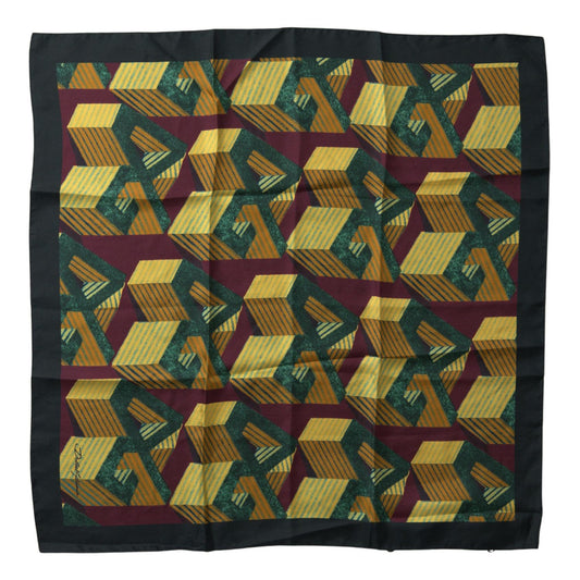Dolce & Gabbana Multicolor Printed Square Handkerchief Scarf 1728,67345645728,Accessories,Dolce & Gabbana,Handkerchief - Men - Accessories,Material: 100% Silk,Men,Men - Accessories,Multicolor,New with tags,Scarves - Accessories,Scarves - Scarves - Accesso