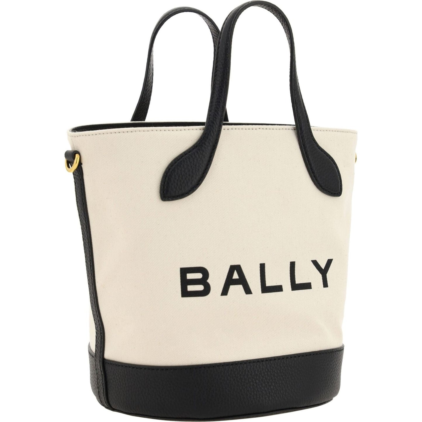 Bally White and Black Leather Bucket Bag 1728,67466920096,Bags,Bally,Black and White,Bucket Bags - Bags,Handbags - Women - Bags,New with tags,Women,Women - Bags