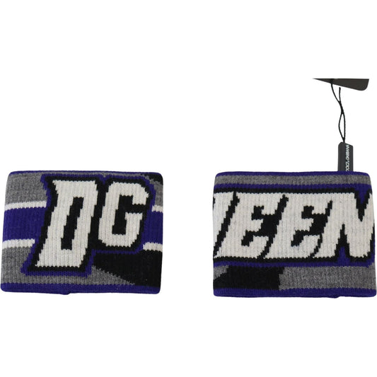 Dolce & Gabbana Purple Logo Two Piece Set Wristband 1728,67345645728,Accessories,Bracelets - Jewellery - Accessories,Dolce & Gabbana,Gloves - Men - Accessories,Jewellery - Accessories,Material: 100% Wool,Men,Men - Accessories,New with tags,Purple