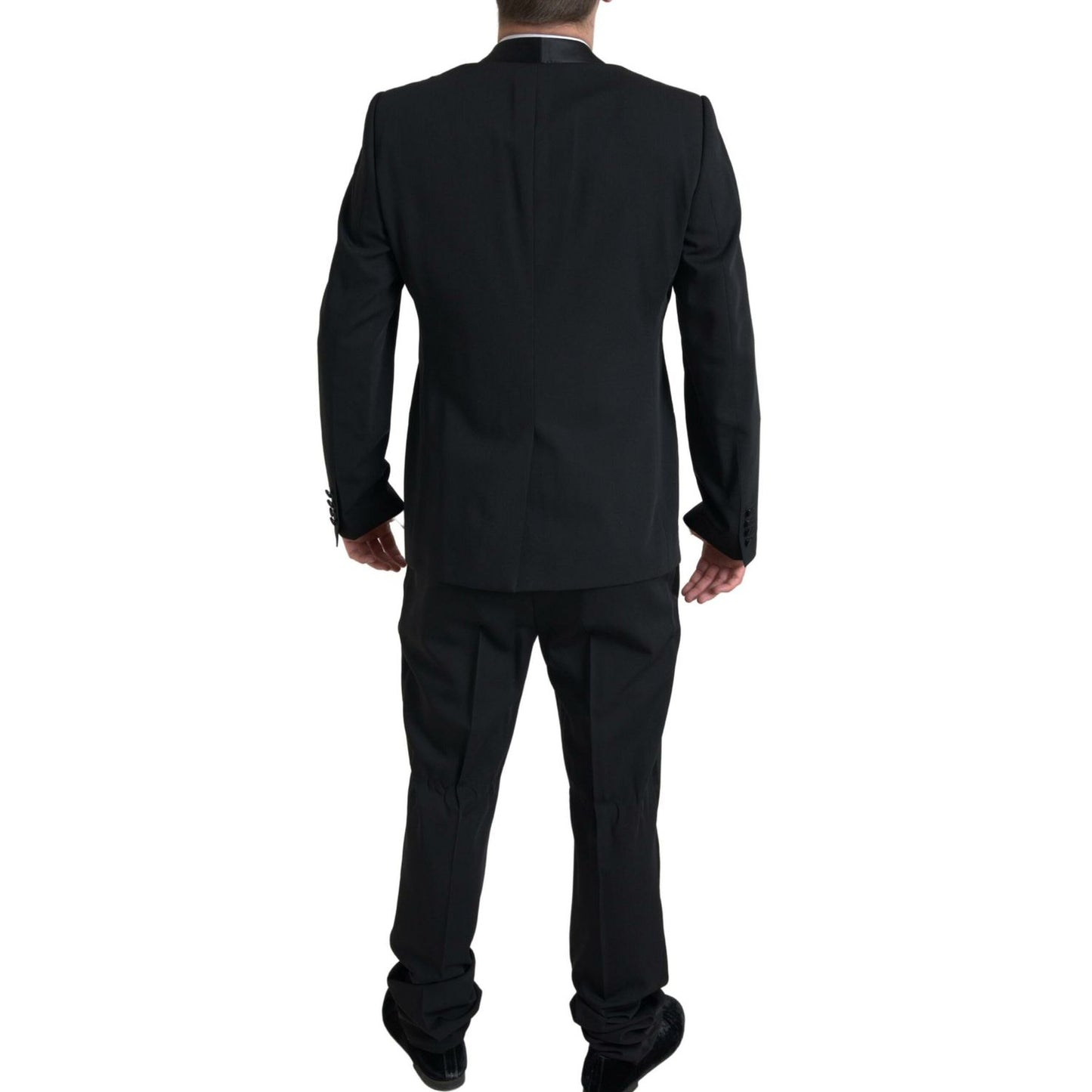 Dolce & Gabbana Black 2 Piece Single Breasted MARTINI Suit