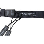 Dolce & Gabbana Elegant Dark Blue Silk Bow Tie Dolce & Gabbana Dark Slate Gray