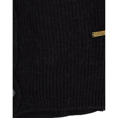 John Galliano Black wool cardigan