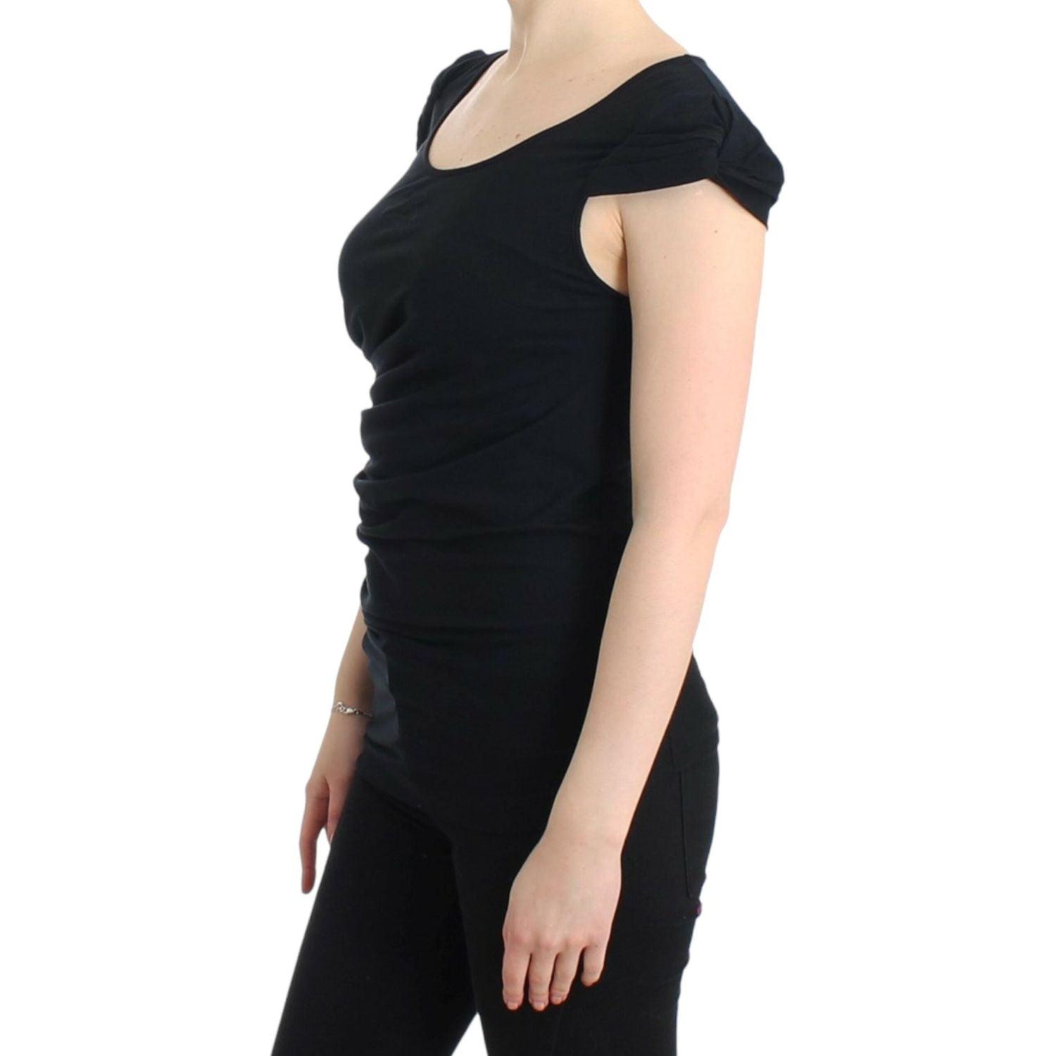 Cavalli Black Cotton Top