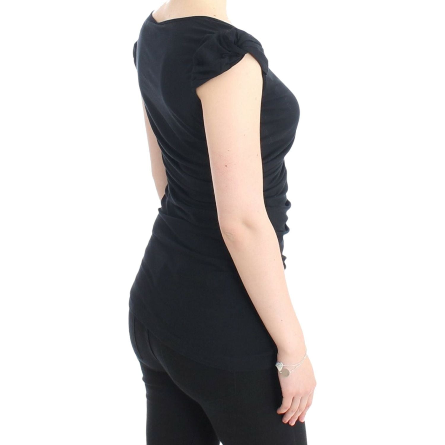 Cavalli Black Cotton Top