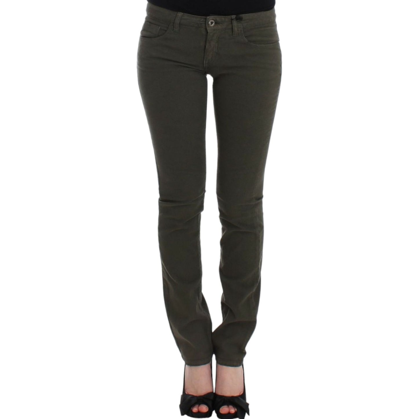 Costume National Green slim leg jeans
