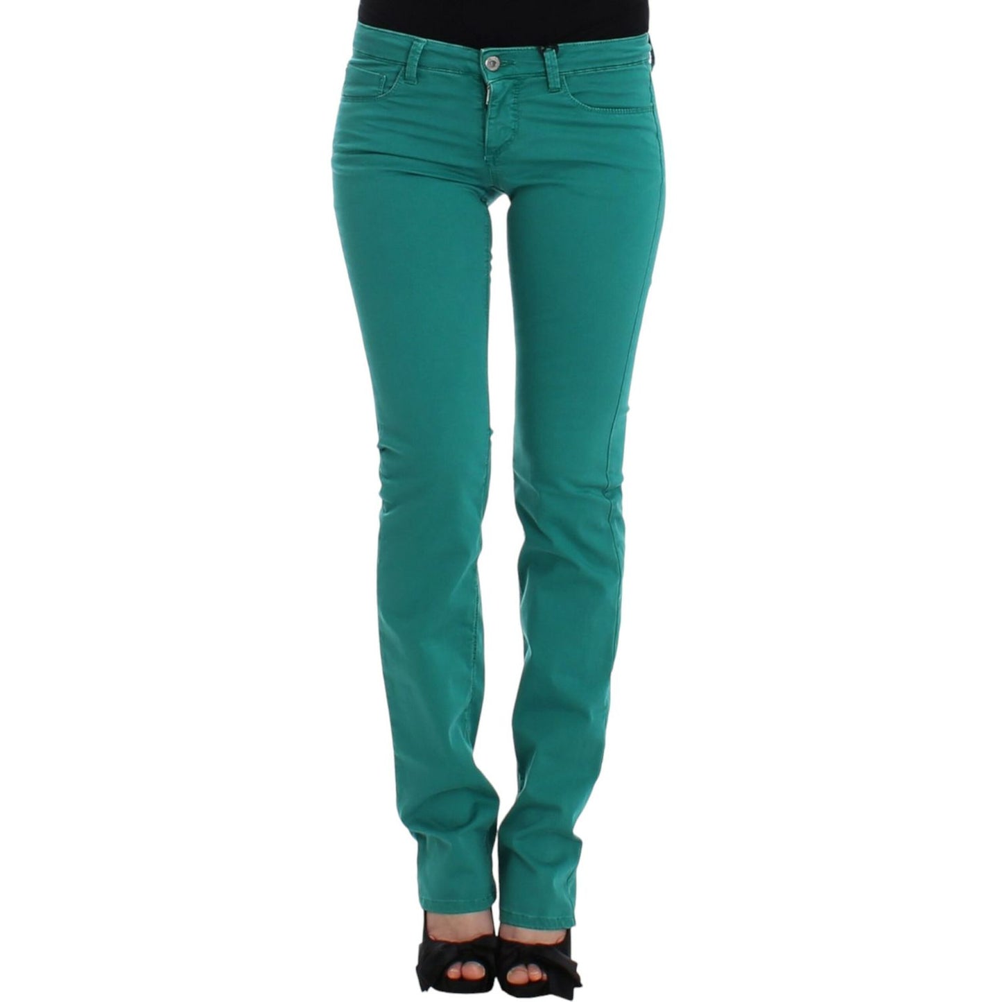 Costume National Green straight leg jeans