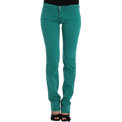 Costume National Green straight leg jeans