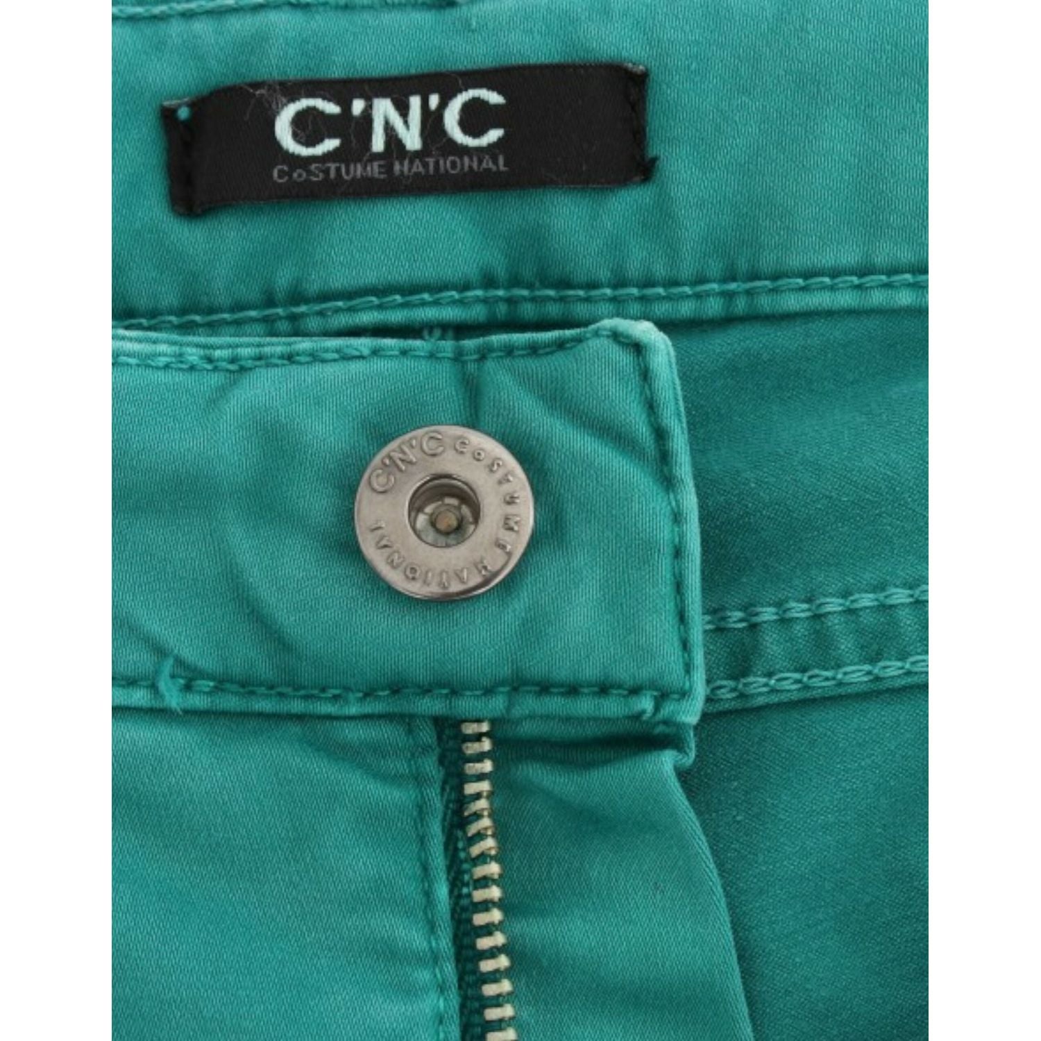 Costume National Green straight leg jeans