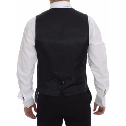 Dolce & Gabbana Gray Slim Fit Button Front Dress Formal Vest 1728,48 | M,67345645728,Clothing,Dolce & Gabbana,Gray,Material:,Men,Men - Clothing,New with tags,Suits & Blazers - Clothing,Vests - Men - Clothing,Waistcoats - Suits & Blazers - Clothing