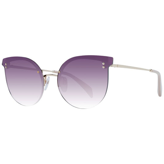 Maje Gold Stainless Steel Sunglasses