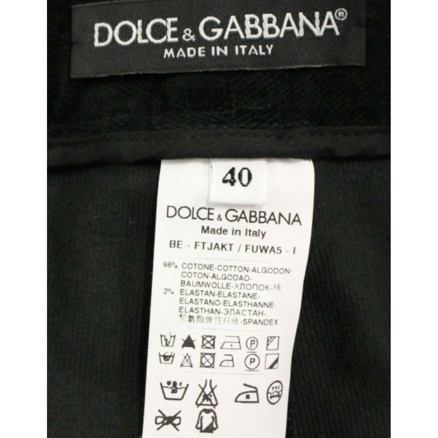 Dolce & Gabbana Dark green cotton shorts pants